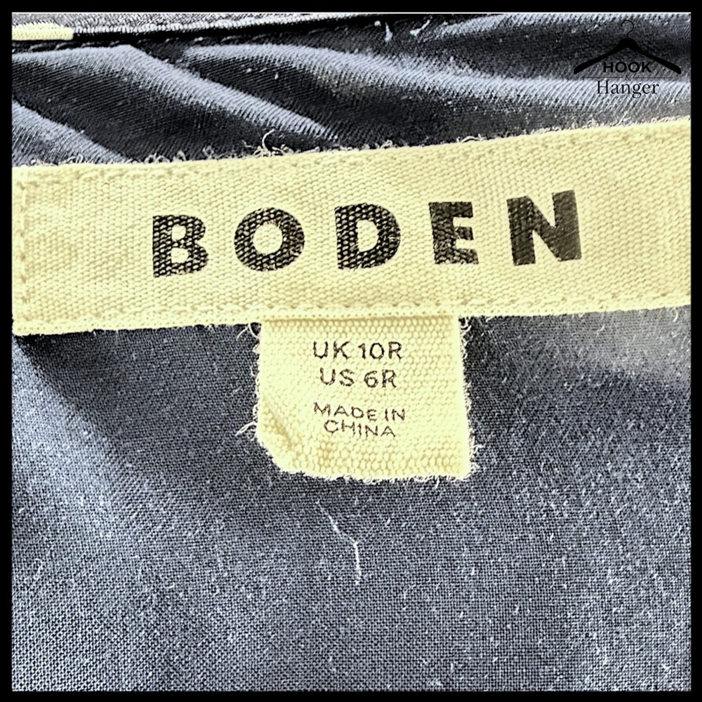Boden‎ Pippa Navy White Polka Dot Maxi Dress 6 R Spring Wedding Guest Graduation - Picture 8 of 16